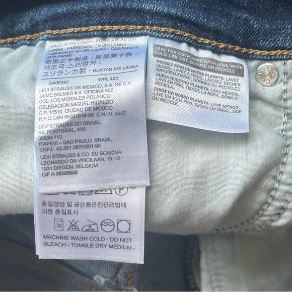 Levi Strauss & Co 711 Skinny Distressed Jean Size 31 - Picture 4 of 12